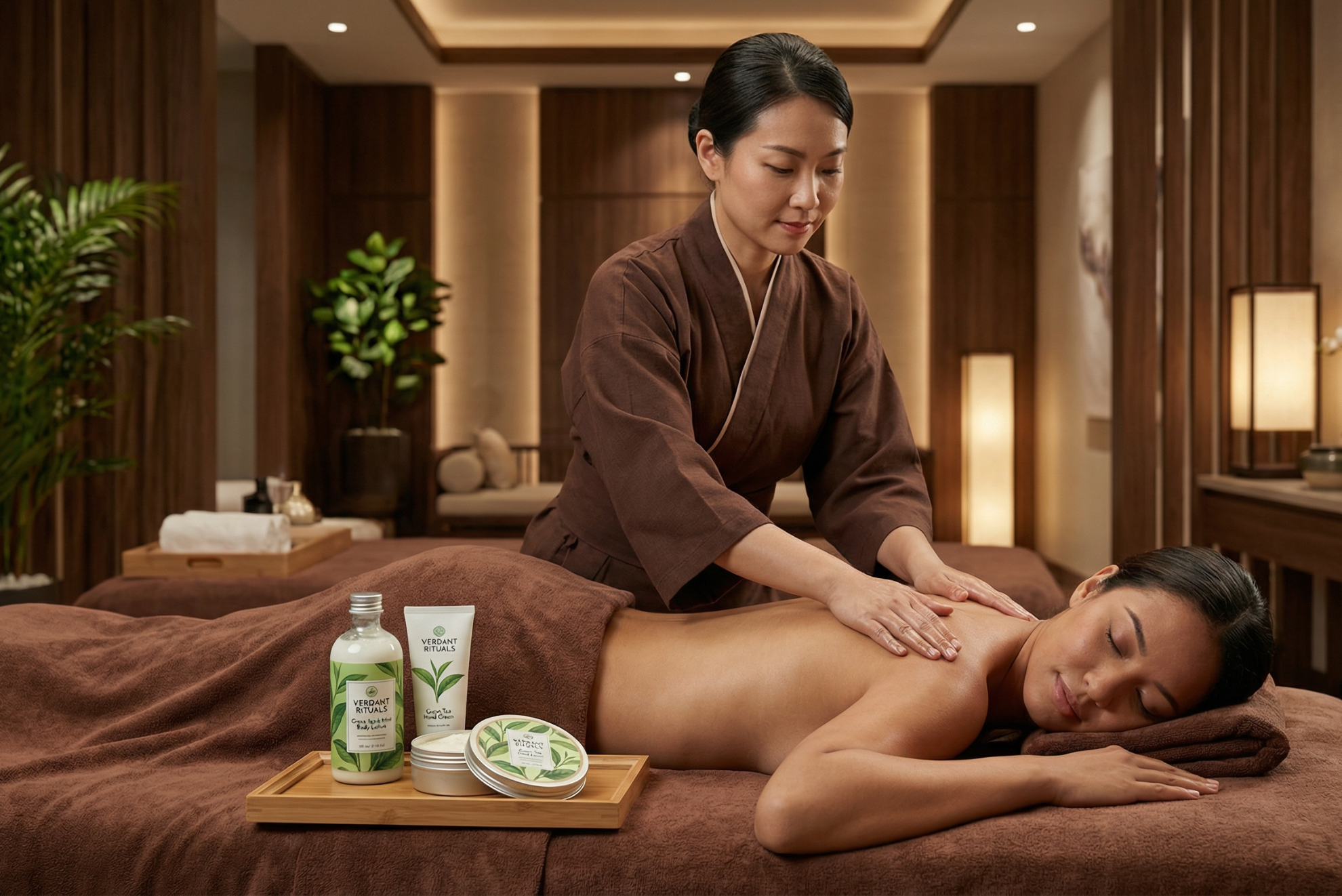 СПА для тела "Зелёный чай Детокс"