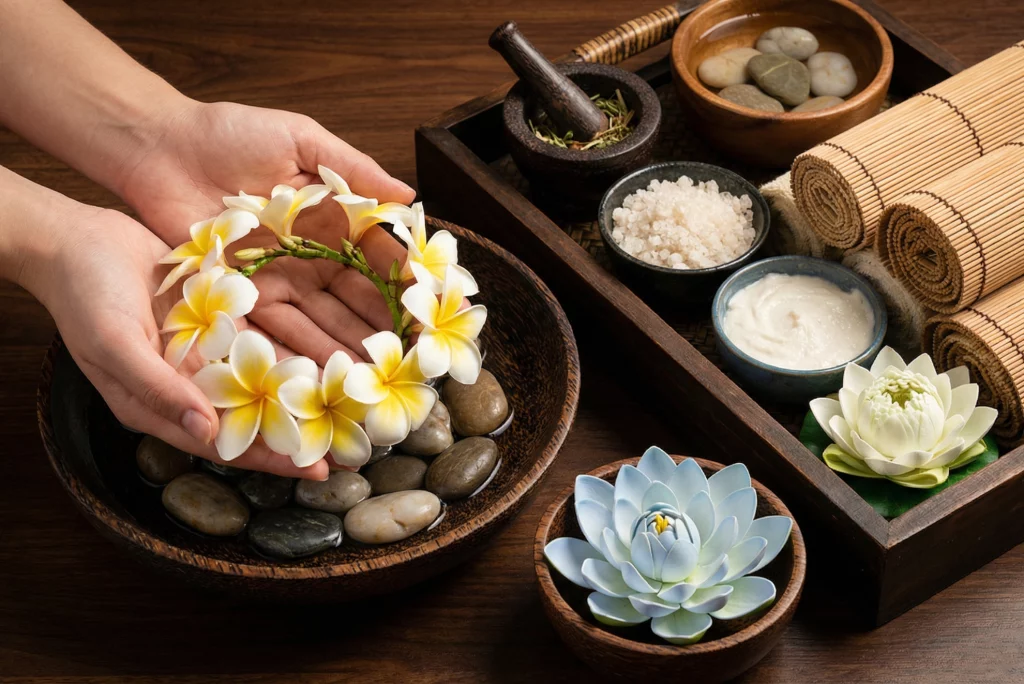 8109db7b8874e1cb2d36e1a9fba706e5 792b126a dcac 46a9 9b25 497ad859b32d 1024x684 - СПА для тела "Чистый Лотос"